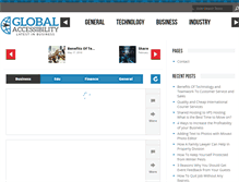 Tablet Screenshot of globalaccessibilitymap.com